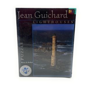 Jean Guichard Lighthouses Puzzle Heaux de Brehat 500 Pcs Buffalo Games Sealed